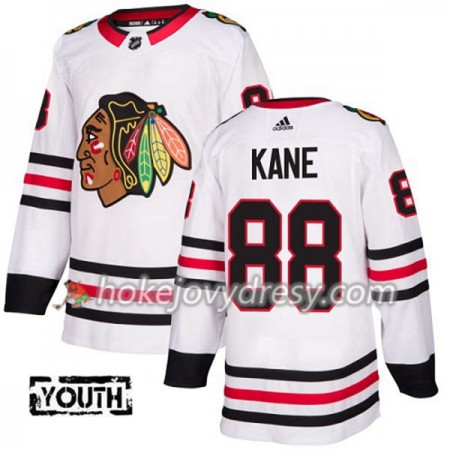 Dětské Hokejový Dres Chicago Blackhawks Patrick Kane 88 Bílá 2017-2018 Adidas Authentic